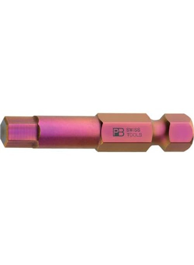 PB SWISS TOOLS PrecisionBits for hexagon socket screws, external hexagon according to DIN 3126 shape E 6,3 (1/4") - Image 1